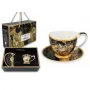 Filiżanka Carmani Vanessa 100ml espresso ze spodkiem - G. Klimt, Adela - 2